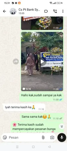 Testimonial Papan Bunga medalsari